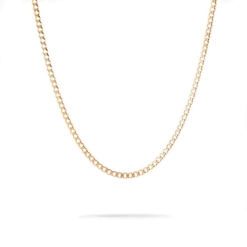 3mm Gold Cuban Link Chain