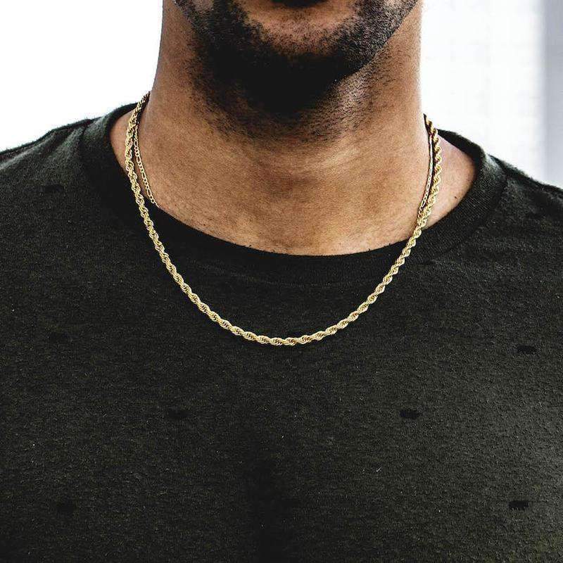 3mm Gold Rope Chain