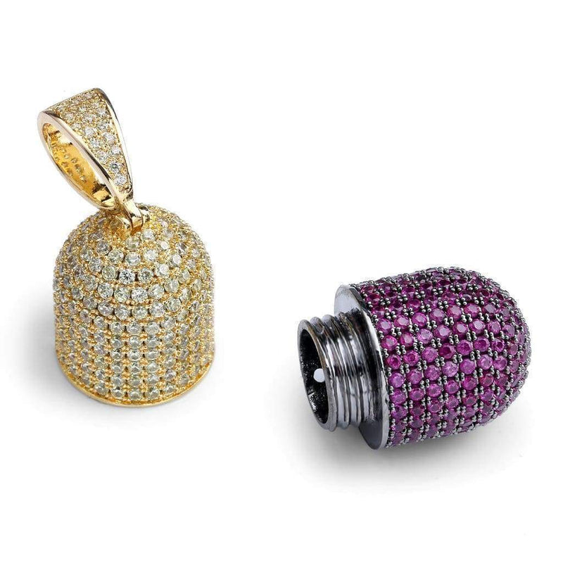 Iced Out Pill Pendant
