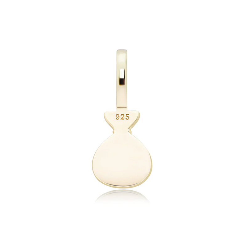 Gold Money Pendant Iced Out